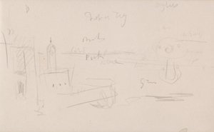 Le carnet de croquis du canal - Joseph Mallord William Turner